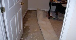 Water Damage in Basement From Flooding